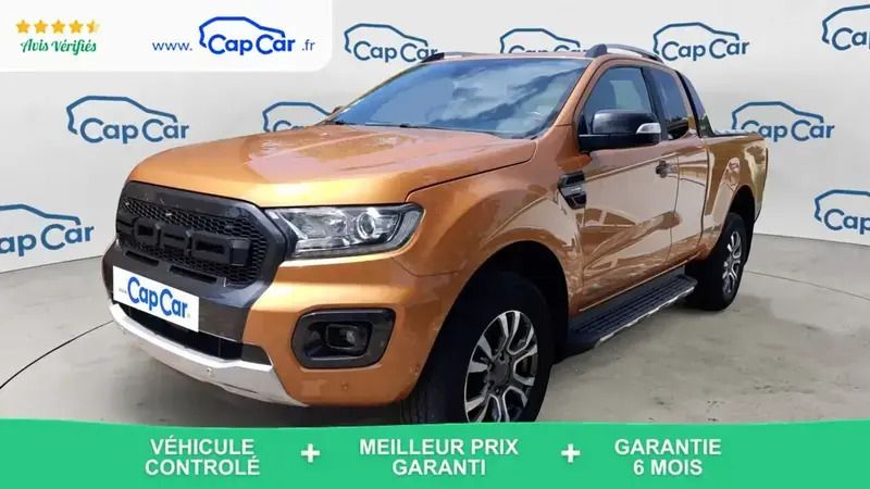 Orange Utilisé 2020 Ford Ranger Wildtrack Pick-up | 27 710 € (Bon prix) - Image 1/4