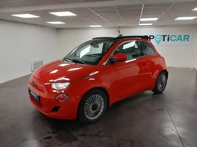 Rouge Utilisé 2022 Fiat 500e Cabriolet | 14 690 € (Prix juste) - Image 1/4
