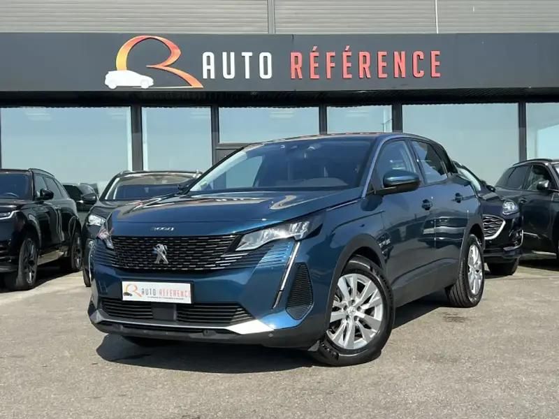 Bleu Utilisé 2021 Peugeot 3008 Active SUV | 17 990 € (Bon prix) - Image 1/4