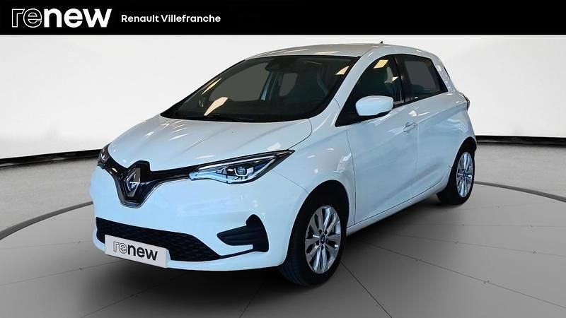 Blanc Utilisé 2020 Renault Zoe Zen Citadine | 9 990 € (Bon prix) - Image 1/4