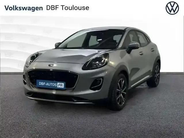 Gris Occasion 2022 Ford Puma Titanium SUV | 17 489 € (Prix juste) - Image 1/4