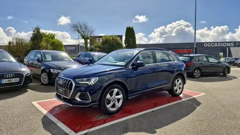 Bleu Utilisé 2020 Audi Q3 Design SUV | 27 490 € (Prix juste) - Image 1/4