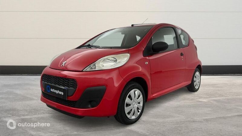 Rouge Utilisé 2014 Peugeot 107 Access Citadine | 6 299 € - Image 1/4