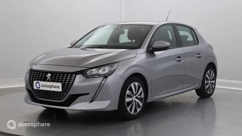 Gris Utilisé 2020 Peugeot 208 Business-Line Citadine | 11 999 € (Prix juste) - Image 1/4