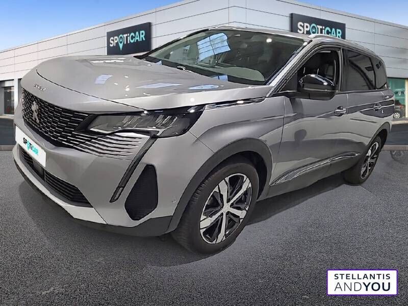 Gris Utilisé 2022 Peugeot 5008 Allure Monospace | 21 890 € (Prix juste) - Image 1/4