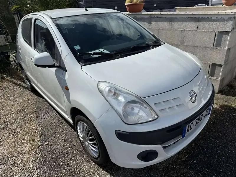 Blanc Utilisé 2009 Nissan Pixo Acenta Citadine | 5 490 € - Image 1/2