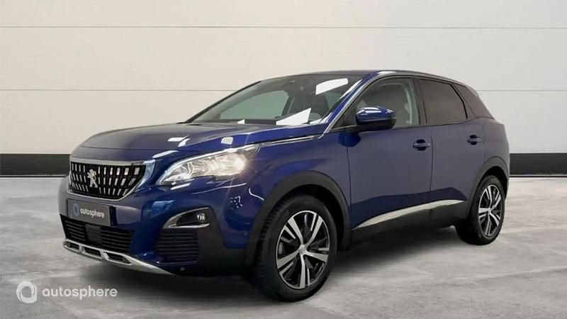Bleu Utilisé 2018 Peugeot 3008 Allure SUV | 13 999 € (Prix juste) - Image 1/4