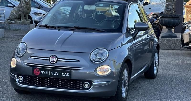 Gris Utilisé 2019 Fiat 500 Lounge Berline | 9 990 € (Prix juste) - Image 1/4
