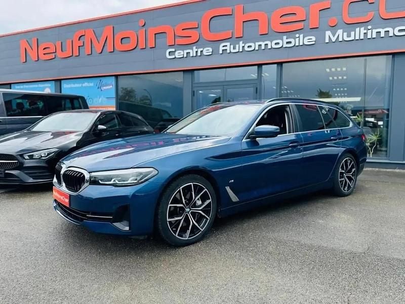 Bleu Utilisé 2021 BMW 530 Break | 51 990 € (Prix cher) - Image 1/4