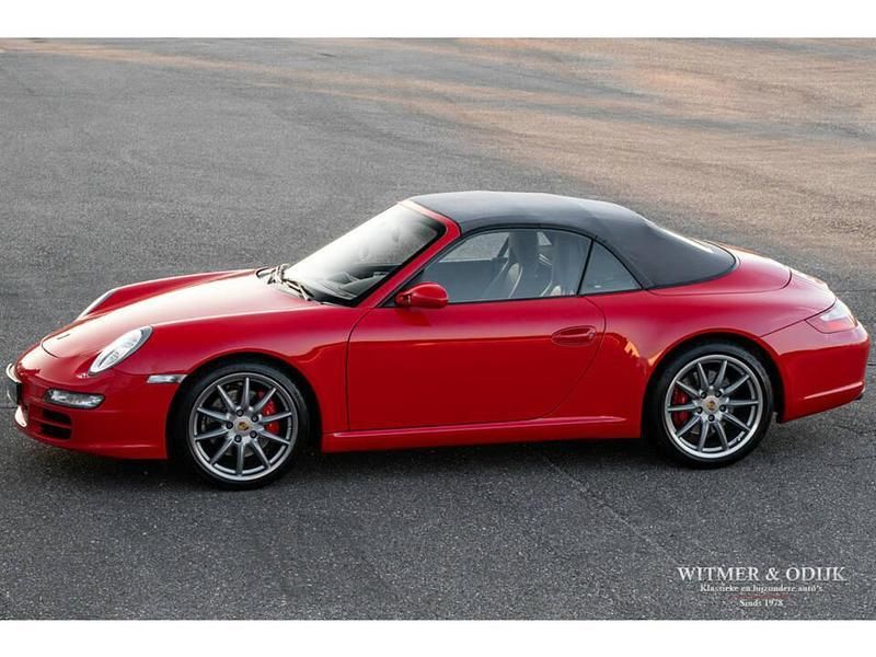 Rouge Utilisé 2008 Porsche 911 Carrera S Cabriolet Cabriolet | 59 997 € - Image 1/4