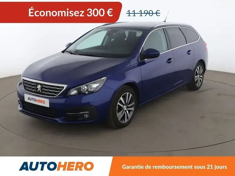 Bleu Utilisé 2019 Peugeot 308 Allure Break | 10 790 € (Prix juste) - Image 1/2