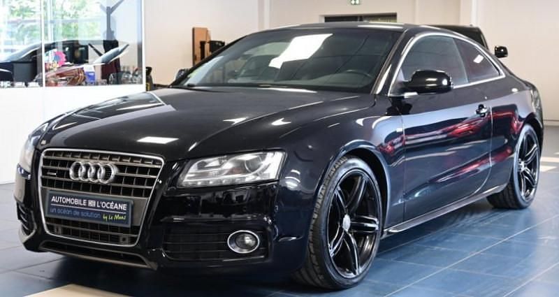 Noir Utilisé 2010 Audi A5 S-Line Coupé | 12 795 € (Prix juste) - Image 1/4