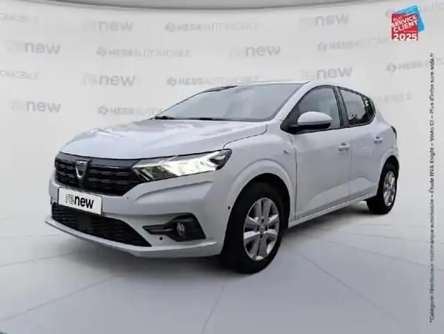 Blanc Occasion 2022 Dacia Sandero Comfort Berline | 13 999 € (Prix juste) - Image 1/4