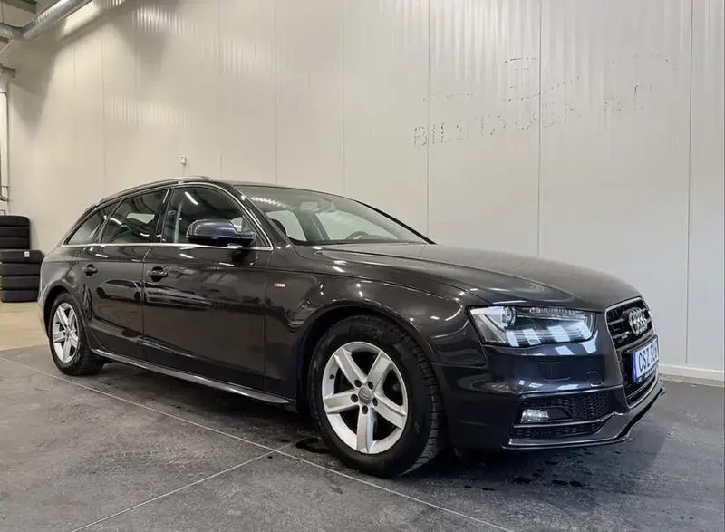 Gris Utilisé 2014 Audi A4 S-Line Break | 12 000 € (Bon prix) - Image 1/4