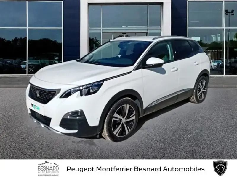 Blanc Utilisé 2019 Peugeot 3008 Allure Break | 18 900 € (Prix juste) - Image 1/4