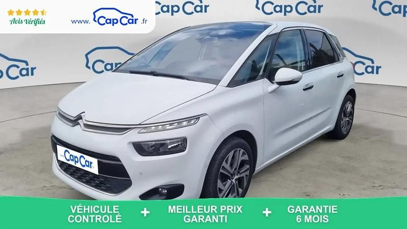 Blanc Utilisé 2015 Citroën C4 Picasso Intensive Monospace | 9 990 € (Prix juste) - Image 1/4