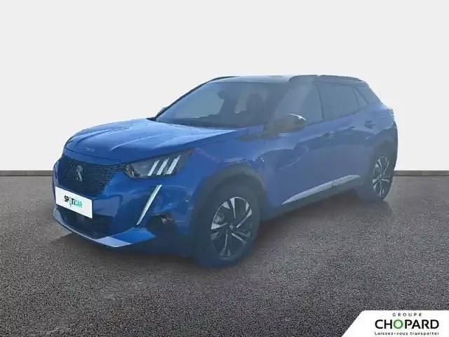 Bleu Utilisé 2021 Peugeot e-2008 GTi SUV | 17 980 € (Prix juste) - Image 1/4