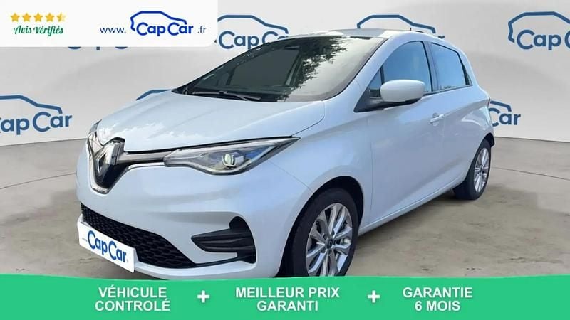 Blanc Utilisé 2019 Renault Zoe Zen Citadine | 6 290 € (Super prix) - Image 1/4