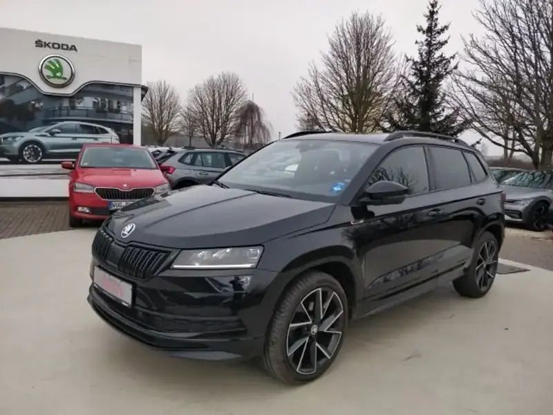 Noir Utilisé 2020 Skoda Karoq SportLine SUV | 30 940 € (Prix assez cher) - Image 1/4