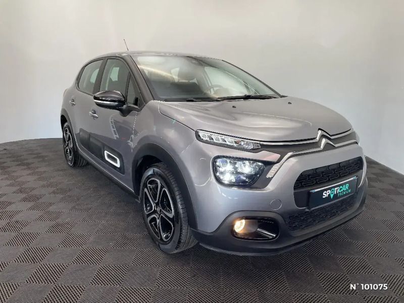Gris Utilisé 2023 Citroën C3 PureTech Citadine | 13 970 € (Prix juste) - Image 1/4