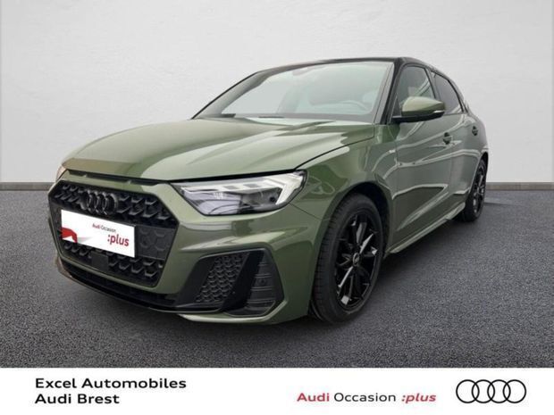 Vert Utilisé 2024 Audi A1 Sportback S-Line Citadine | 28 390 € (Prix cher) - Image 1/4