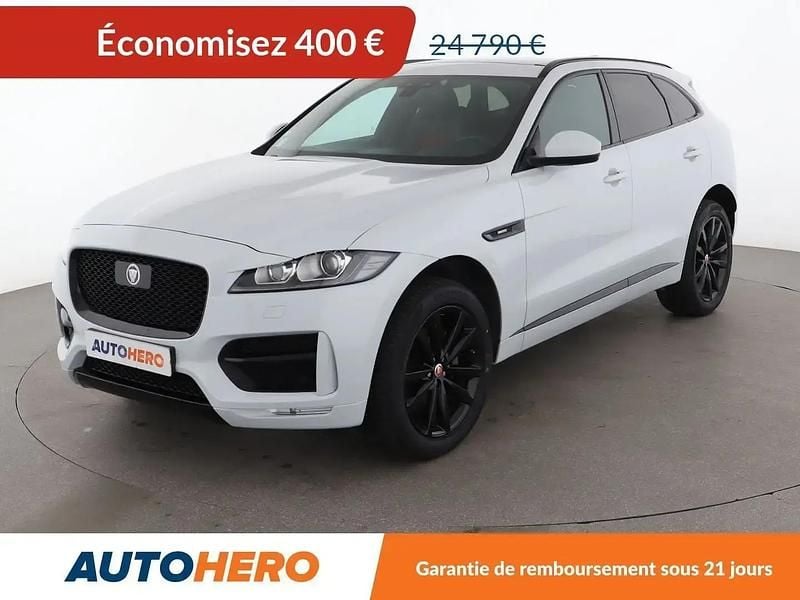 Blanc Utilisé 2018 Jaguar F-Pace R-Sport SUV | 24 390 € (Super prix) - Image 1/2