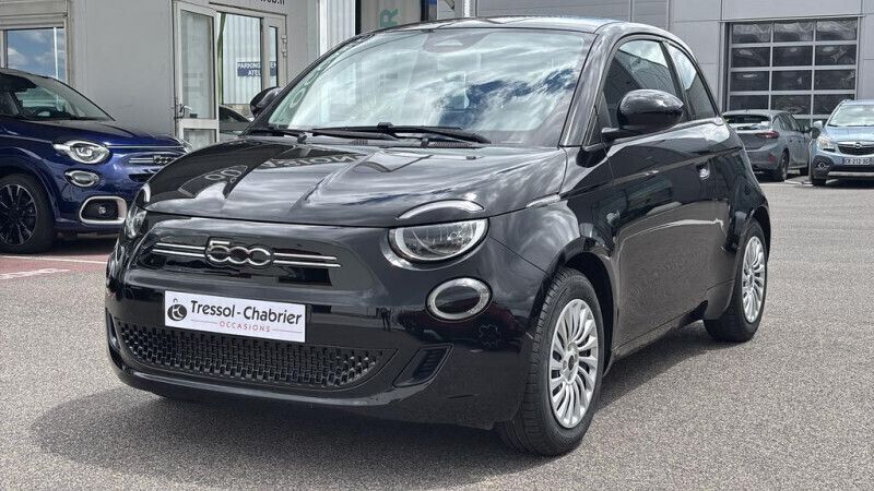 Noir Utilisé 2022 Fiat 500e Action Citadine | 13 308 € (Prix juste) - Image 1/4