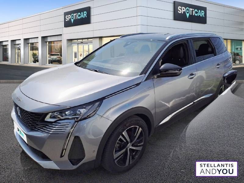 Gris Utilisé 2023 Peugeot 5008 GT Monospace | 32 490 € (Prix juste) - Image 1/3
