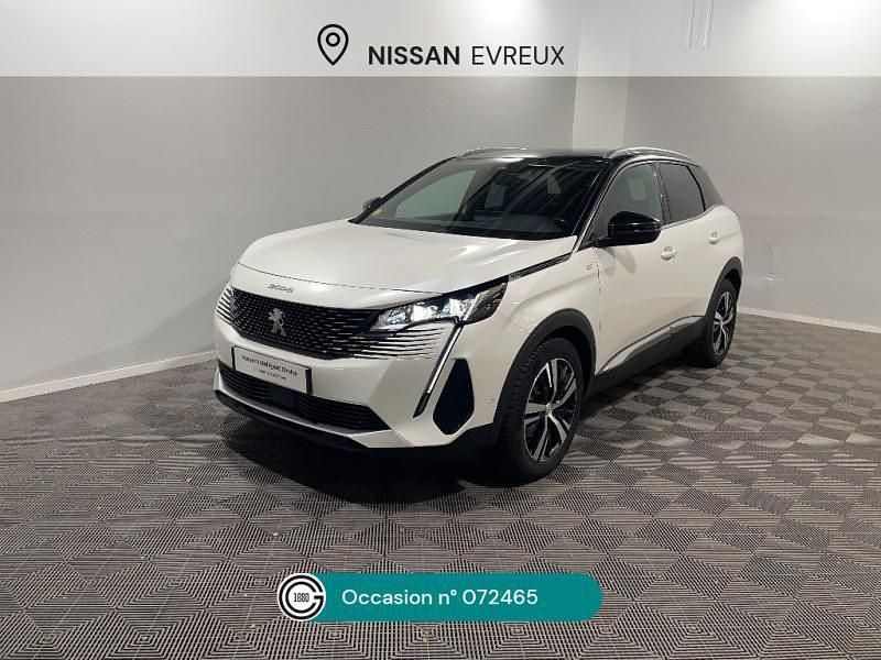 Blanc Utilisé 2021 Peugeot 3008 GT SUV | 21 990 € (Prix juste) - Image 1/4
