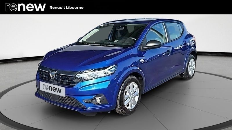 Bleu Utilisé 2021 Dacia Sandero Essentiel Citadine | 10 750 € (Super prix) - Image 1/4