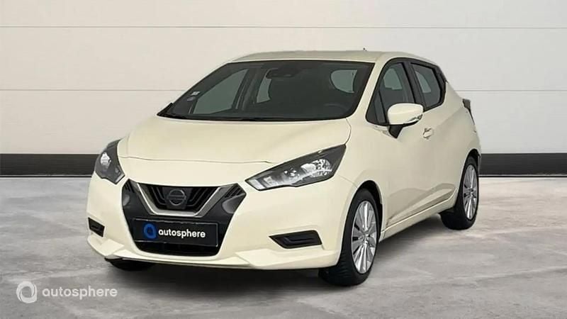 Beige Utilisé 2022 Nissan Micra Acenta Berline | 13 499 € (Prix juste) - Image 1/4