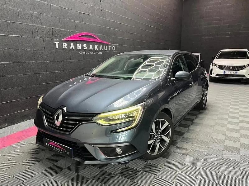 Gris Occasion 2017 Renault Mégane IV Intens Berline | 9 990 € (Prix juste) - Image 1/4
