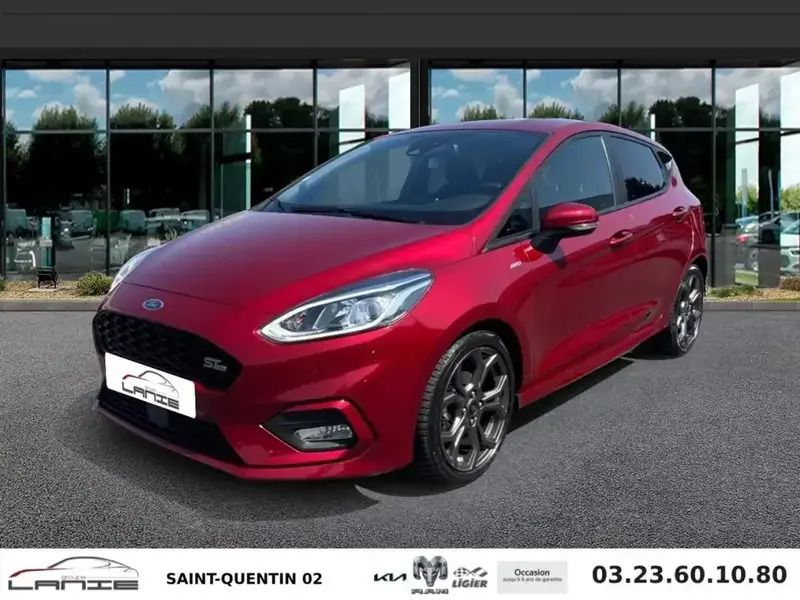 Rouge Utilisé 2019 Ford Fiesta ST-Line Citadine | 12 890 € (Prix assez cher) - Image 1/4