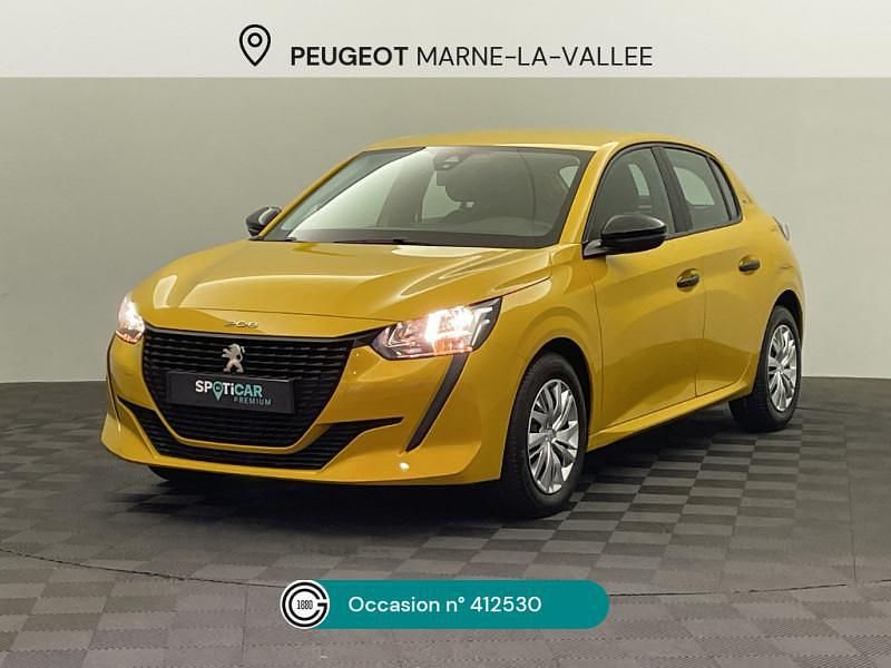 Jaune Utilisé 2022 Peugeot 208 Business-Line Citadine | 11 990 € (Prix juste) - Image 1/4
