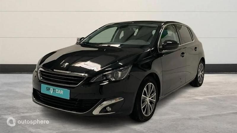 Noir Occasion 2017 Peugeot 308 Allure Berline | 10 299 € (Super prix) - Image 1/4