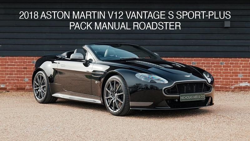 Occasion Aston Martin V12 Vantage 573 ch (421 kW) 2018 Noir Cabriolet