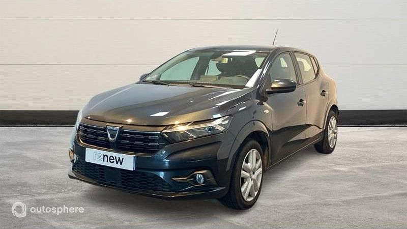 Gris Utilisé 2021 Dacia Sandero Comfort Citadine | 12 999 € (Prix juste) - Image 1/4