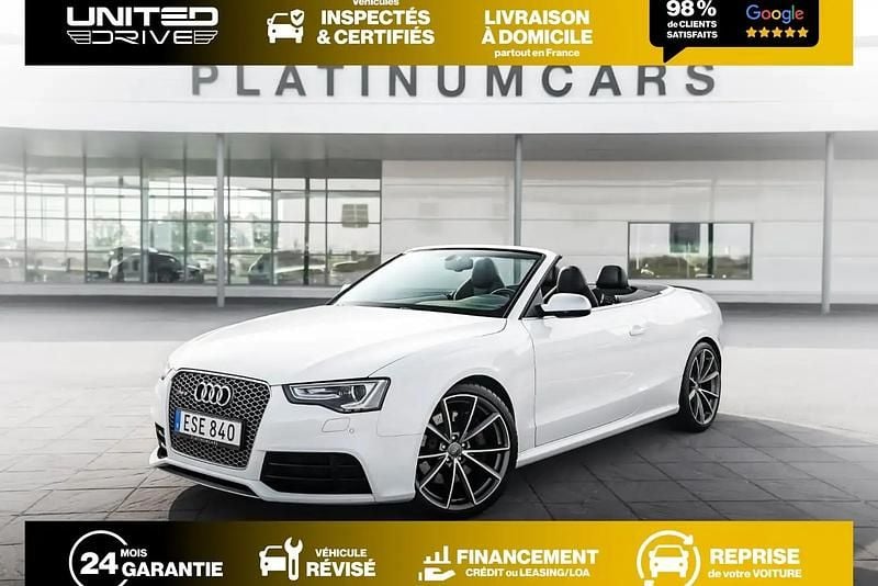 Blanc Utilisé 2013 Audi RS5 Sport Cabriolet | 45 790 € - Image 1/4