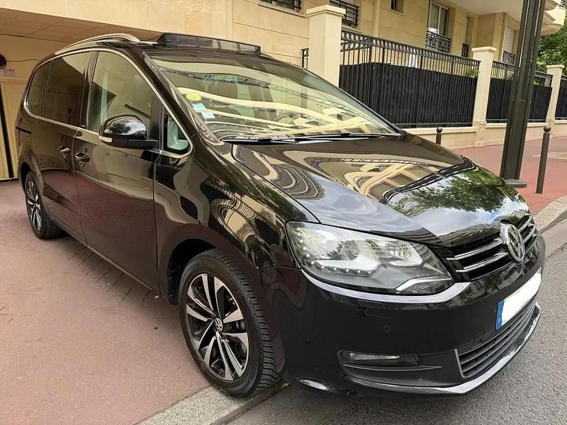 Noir Utilisé 2019 VW Sharan IQ Drive Monospace | 13 990 € (Bon prix) - Image 1/4