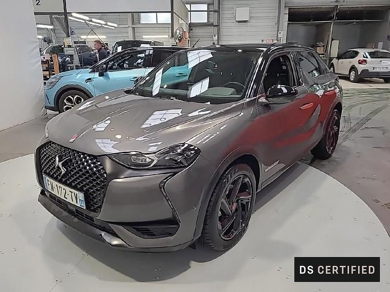Gris Utilisé 2021 DS Automobiles DS3 Crossback Performance Line Plus SUV | 14 990 € (Super prix) - Image 1/4