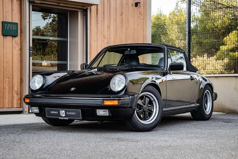 Occasion Porsche 911 230 ch (169 kW) 1988 Noir Cabriolet