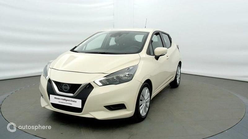 Beige Utilisé 2021 Nissan Micra Acenta Citadine | 10 443 € (Prix juste) - Image 1/4