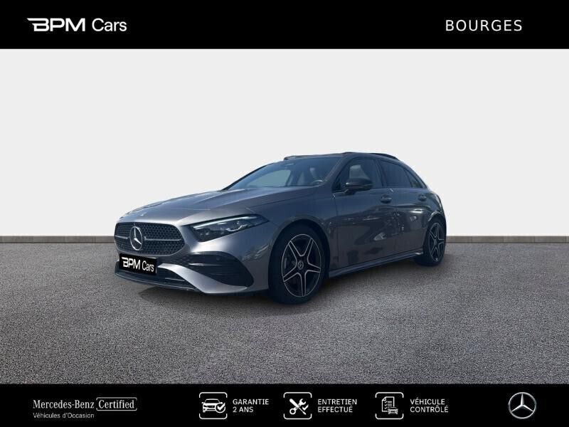 Gris Utilisé 2023 Mercedes A200 Berline | 36 890 € (Prix assez cher) - Image 1/4