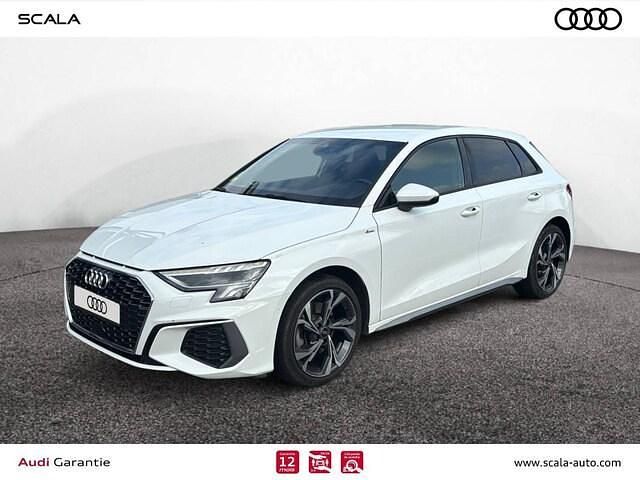 Blanc ibis Occasion 2022 Audi A3 S-Line | 35 990 € - Image 1/4