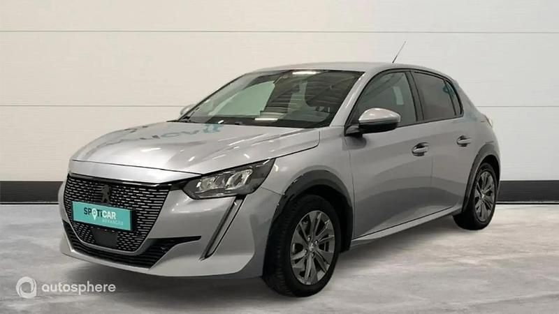 Gris Utilisé 2021 Peugeot e-208 Allure Citadine | 12 999 € (Bon prix) - Image 1/4