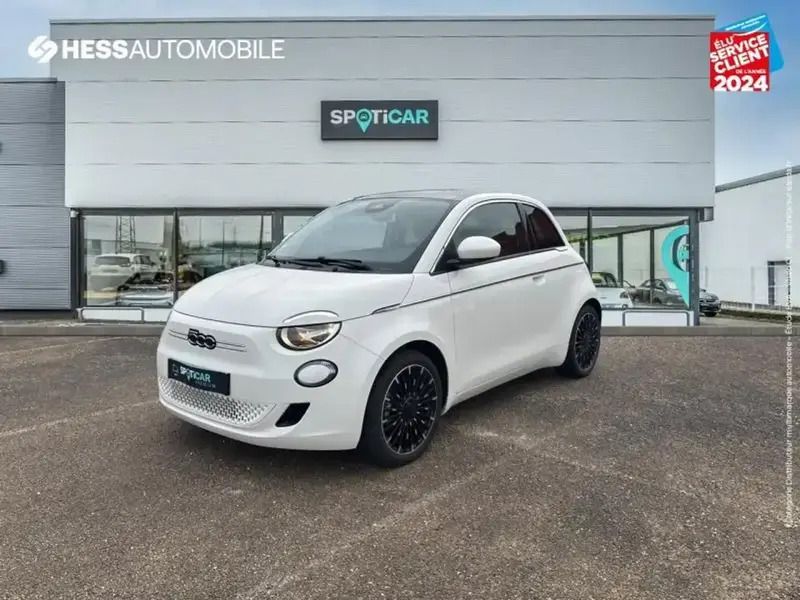 Blanc Utilisé 2022 Fiat 500e Berline | 14 499 € (Super prix) - Image 1/4