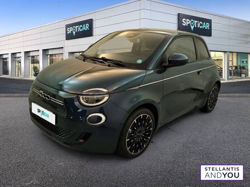 Vert Utilisé 2022 Fiat 500e Berline | 16 289 € (Bon prix) - Image 1/4