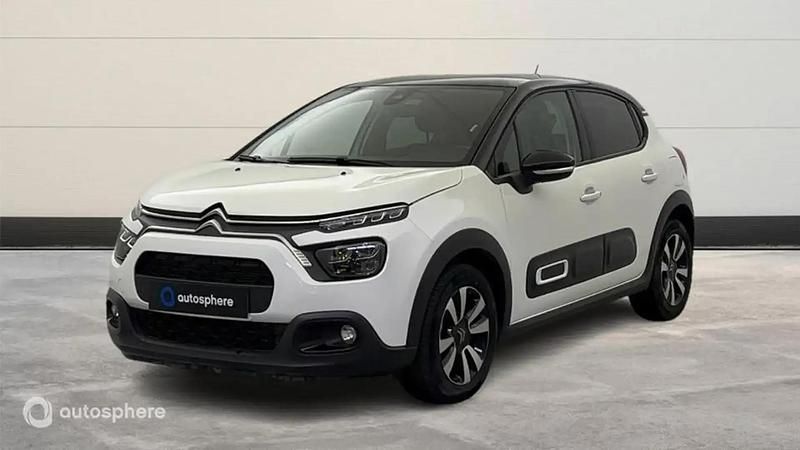 Blanc Utilisé 2023 Citroën C3 PureTech Citadine | 13 299 € (Prix juste) - Image 1/4