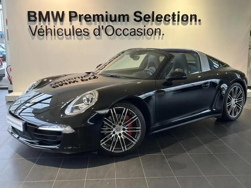 Noir Occasion 2015 Porsche 911 Targa 4S Cabriolet | 117 995 € - Image 1/4