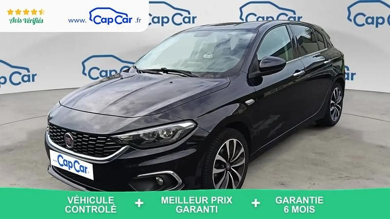 Noir Utilisé 2018 Fiat Tipo Lounge Berline | 10 990 € (Prix juste) - Image 1/4